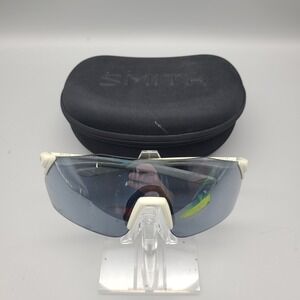 Smith Reverb Sunglasses Powder Blue PJP 3GT Cycling Shield Interchangeable Lens